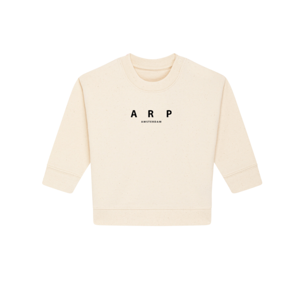 Crewneck sweater baby nature raw